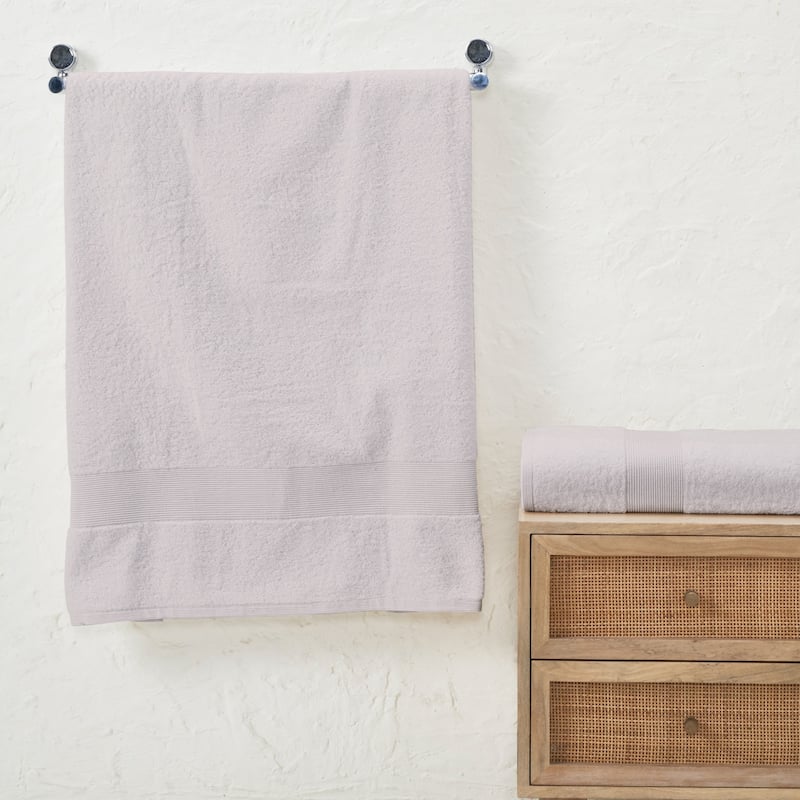 Fabstyles Luxury Large Bath Sheet 35 by 70 Inches Set of 2