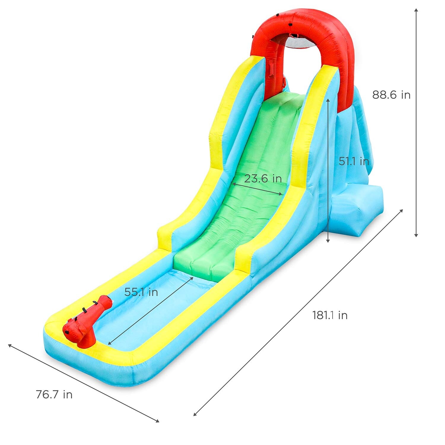heavy duty inflatable pool slide