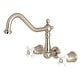 preview thumbnail 11 of 43, Heritage 3-Hole Wall Mount Roman Tub Faucet in Polished Brass