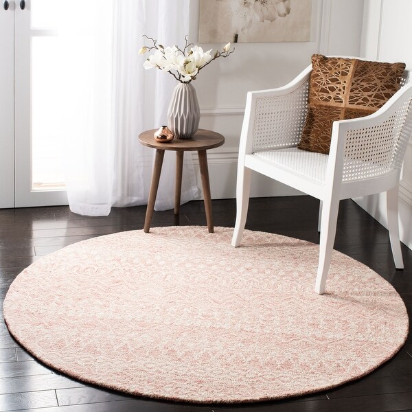 Safavieh Handmade Micro-Loop Ljubica Wool Rug. Opens flyout.