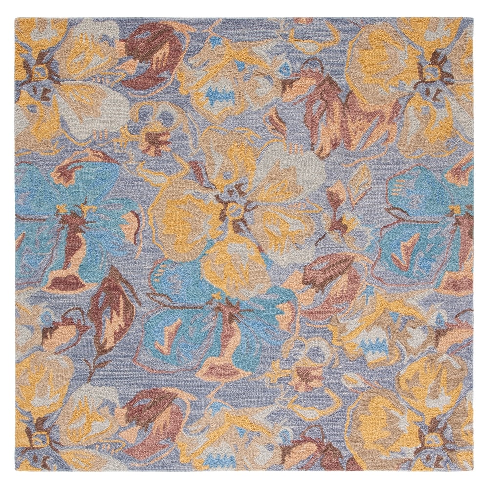 SAFAVIEH Handmade Metro Branka Floral Wool Rug