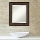 preview thumbnail 19 of 35, Beveled Bathroom Wall Mirror - Ridge Bronze Frame
