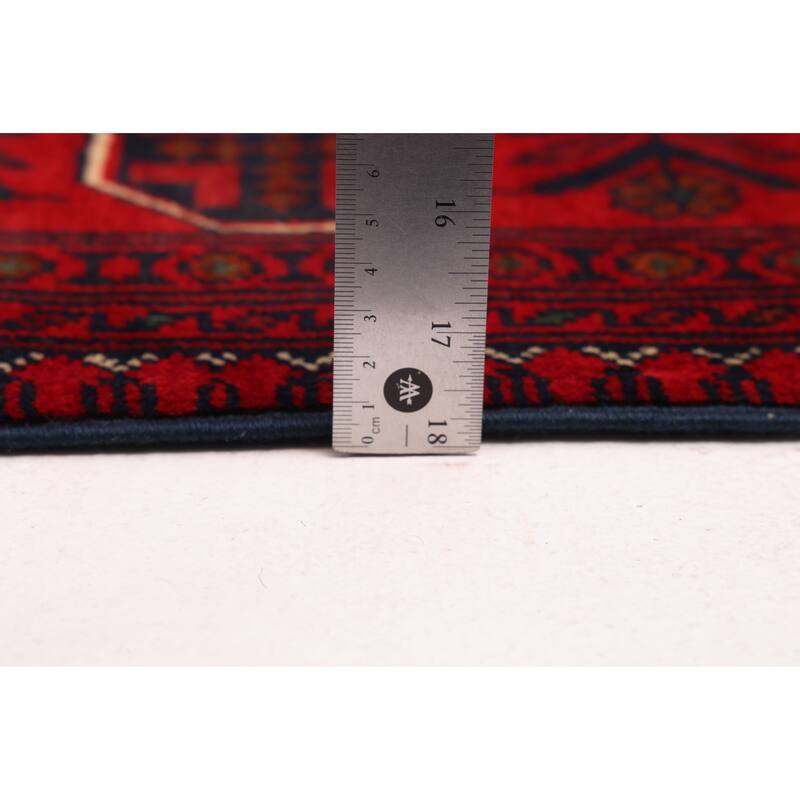 ECARPETGALLERY Hand-knotted Finest Khal Mohammadi Red Wool Rug - 5'9 x 7'11