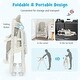 preview thumbnail 12 of 22, Babyjoy Foldable Highchair Baby Feeding Chair with 360° Rotating - See Details