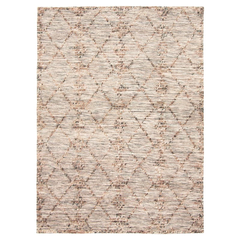 ECARPETGALLERY Braid weave Sienna Brown Wool Rug - 5'2 x 7'2 - Brown - 5'2 x 7'2