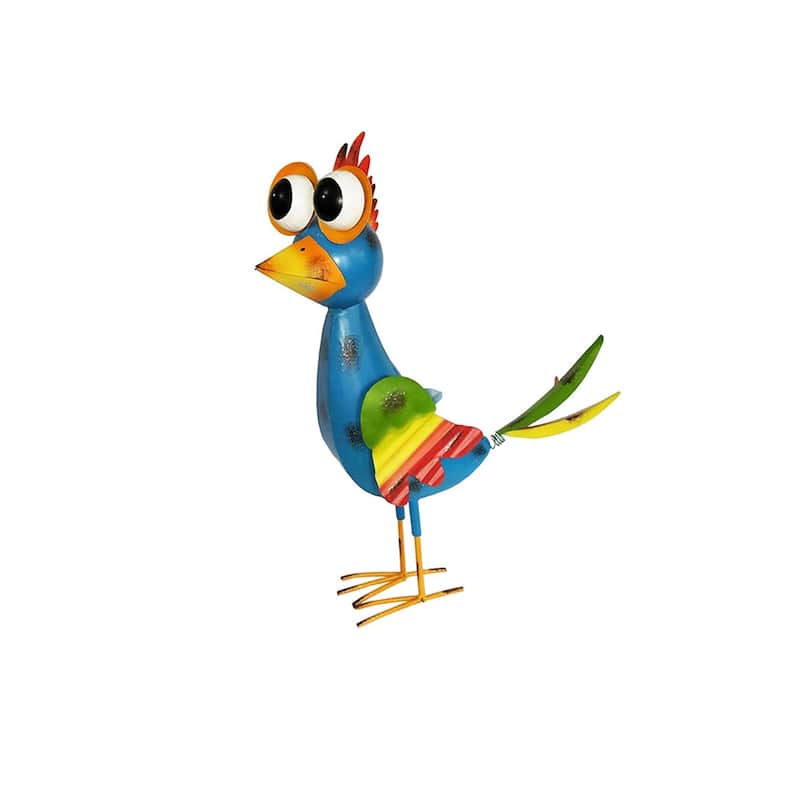 18" Iron Blue Jungle Bird