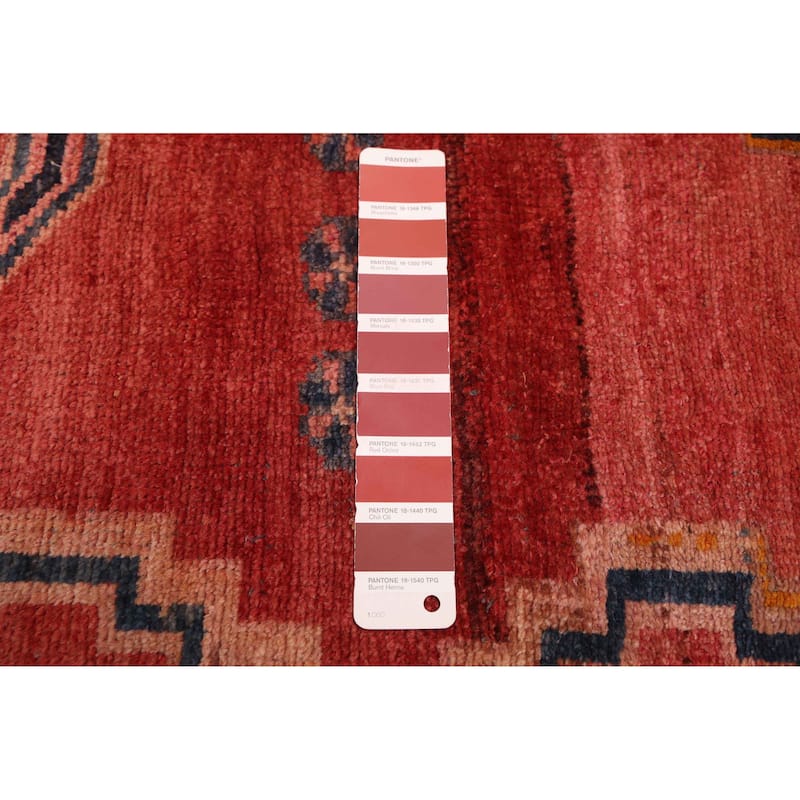ECARPETGALLERY Hand-knotted Konya Anatolian Red Wool Rug - 4'11 x 10'0