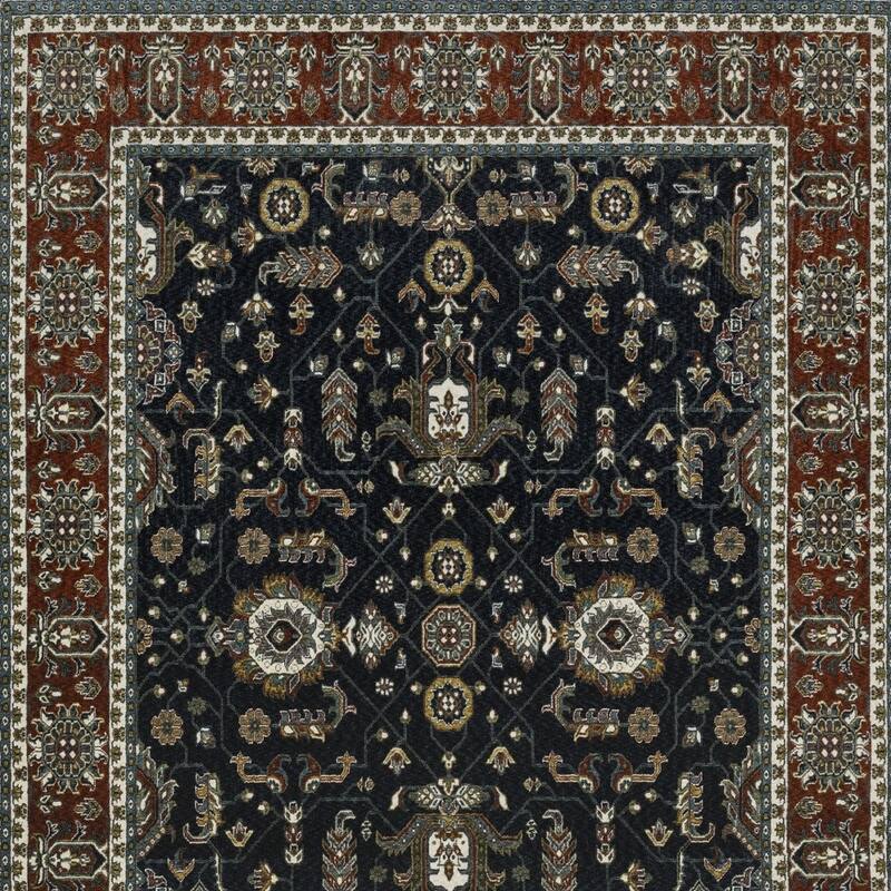 HomeRootsOriental Traditional Rectangle Area Rug