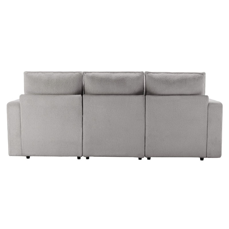 Modern Streamline 3Seat Sofa with Lumbar Support Bed Bath & Beyond