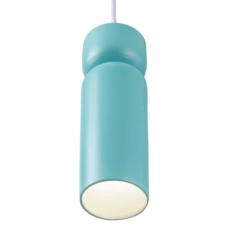 Justice Design Group Ceramic Tall Hourglass Pendant