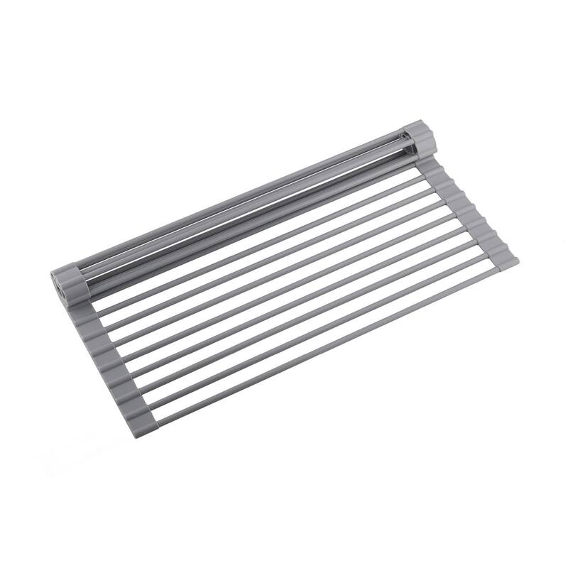 Multipurpose Stainless Steel Roll Up Drain Tray - 17"