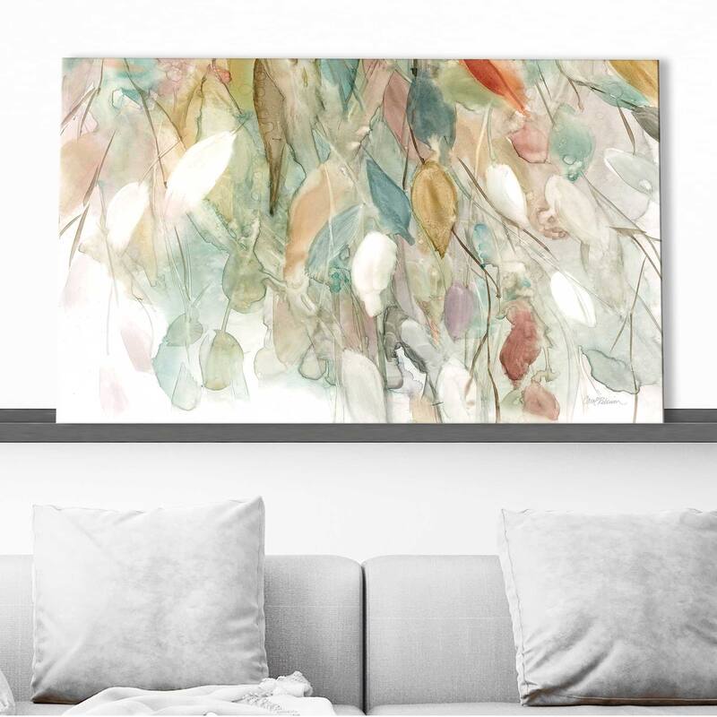 "Rainy Cascade I (Horizontal)" by Carol Robinson Print on Canvas