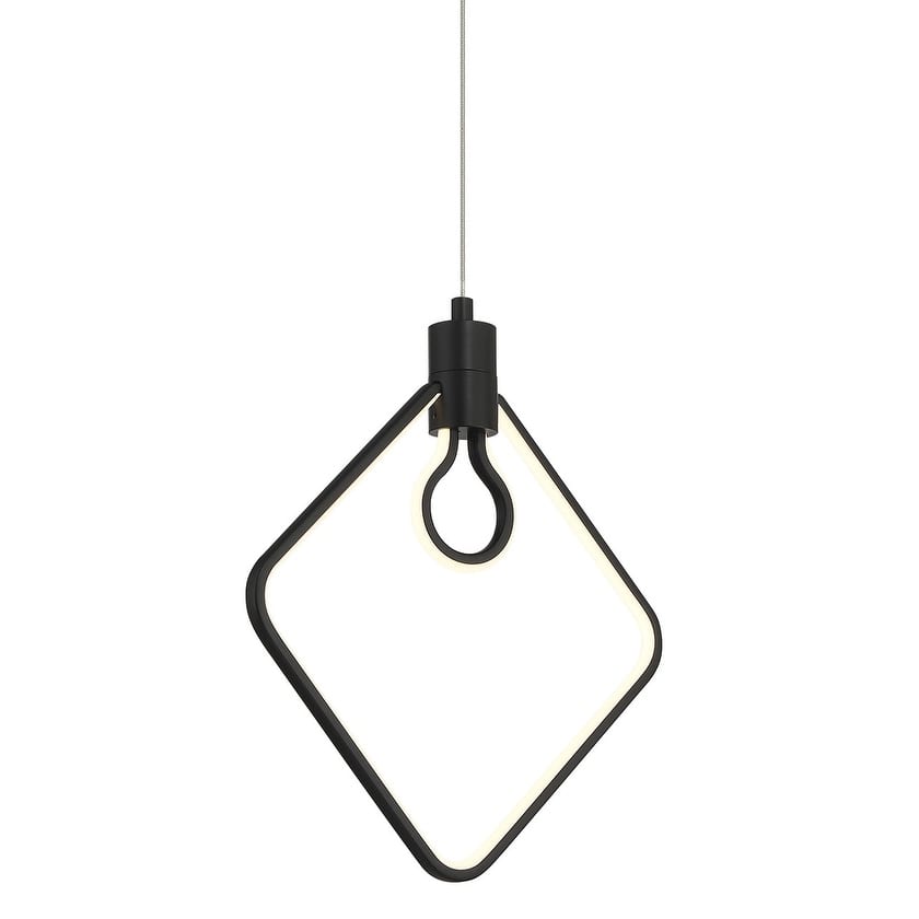 Kovacs P1904-L Edisons Outline 12" Wide LED Abstract Pendant