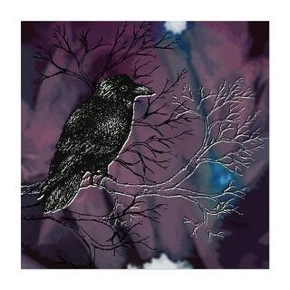 Raven dark pen drawing Illustrations Abstract Bird Art Print/Poster ...