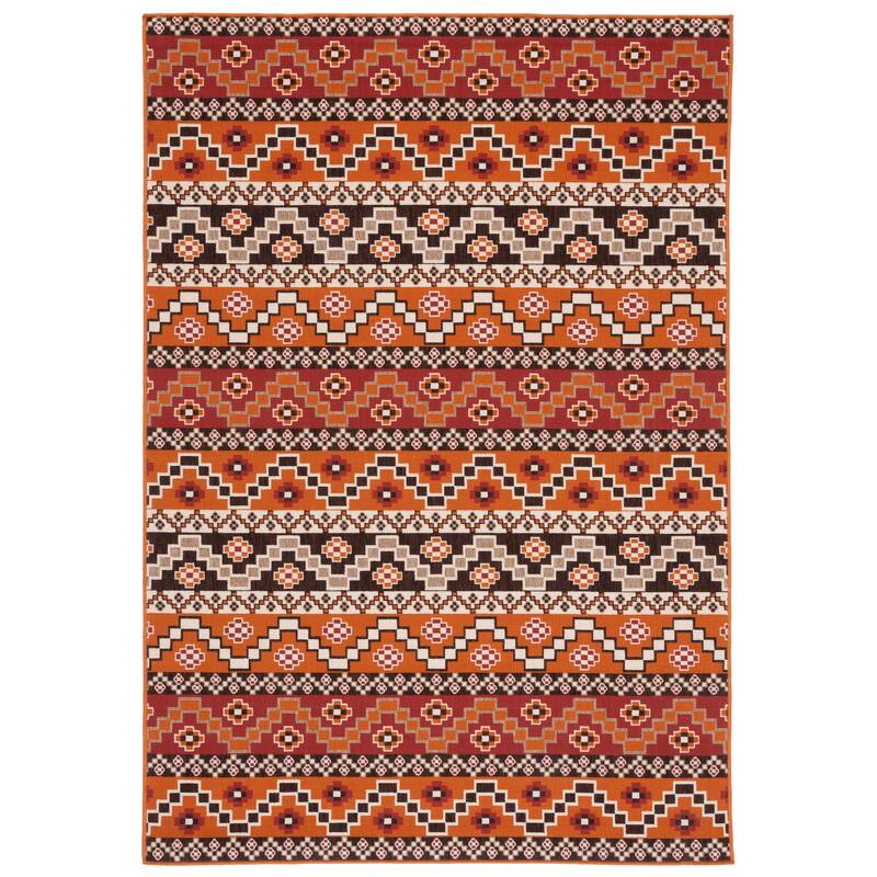 SAFAVIEH Veranda Rudy Indoor/ Outdoor Waterproof Patio Backyard Rug