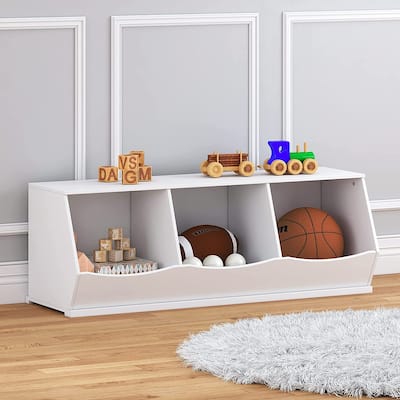 COSTARS Toy Storage Organizer,Stackable Kids Toy Storage Cubby,Toy Boxes and Storage