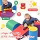 preview thumbnail 10 of 12, Soft Climb and Crawl Foam Playset,Safe Soft Foam Nugget Shapes Block for Infants,Preschools,Toddlers