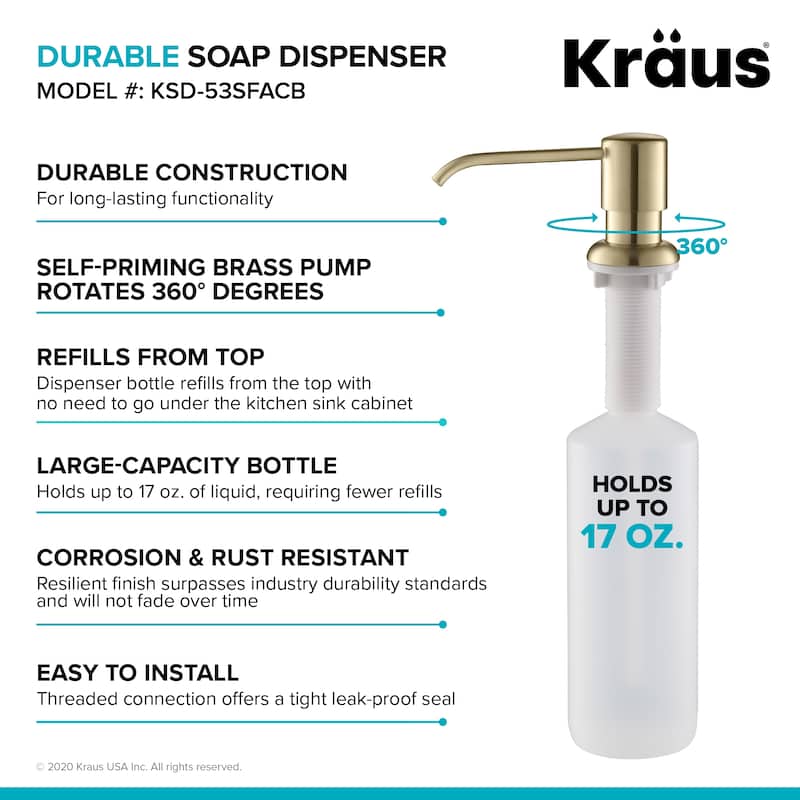 Kraus Kitchen Soap Dispenser