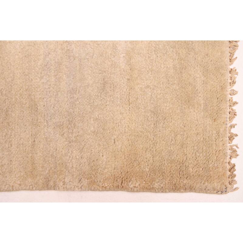 ECARPETGALLERY Hand-knotted Peshawar Ziegler Ivory Wool Rug - 5'0 x 6'10