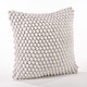 preview thumbnail 27 of 29, Cotton Throw Pillow With Crochet Pom Pom Design And Down Filling