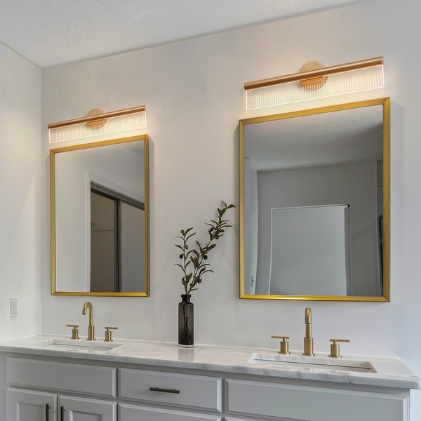 Bathroom vanity light with large backplate hot sale