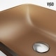 preview thumbnail 8 of 12, VIGO Sottile 18"L x 13"W Glass Vessel Sink and Gotham 12"H Faucet Set