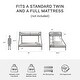 preview thumbnail 16 of 18, Avenue Greene Casey Twin over Full Metal Bunk Bed