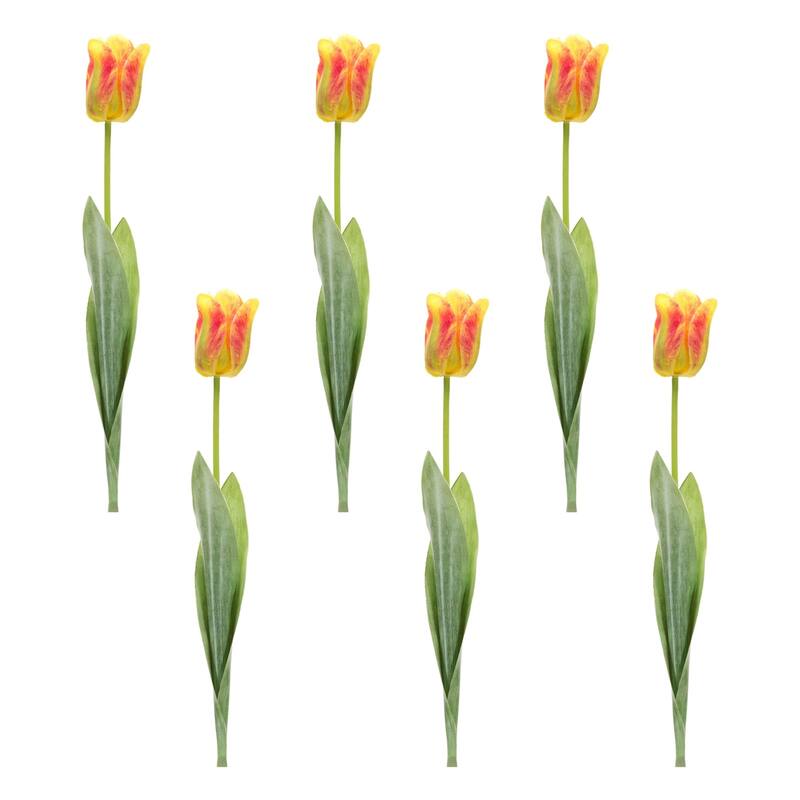 Tulip Artificial Floral Stem Sprays - 27" - Set of 6