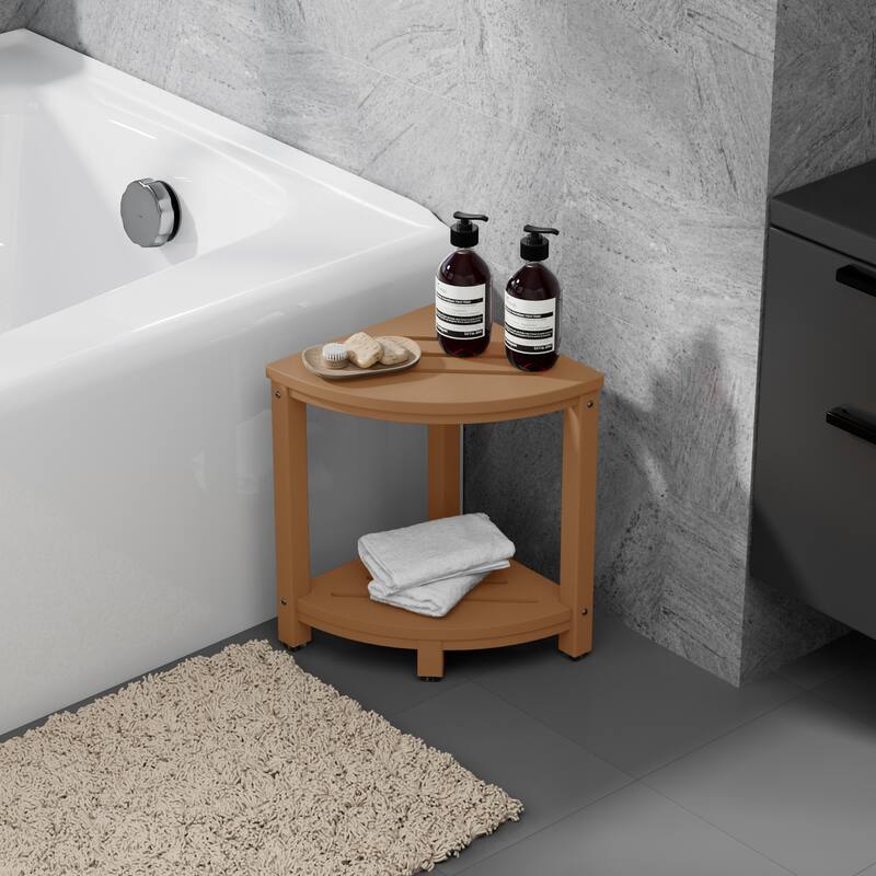 Anapolis Poly Corner Shower Bench