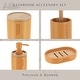 preview thumbnail 36 of 63, Bathroom Accessories with Natural Accents, Modern 6-piece Set