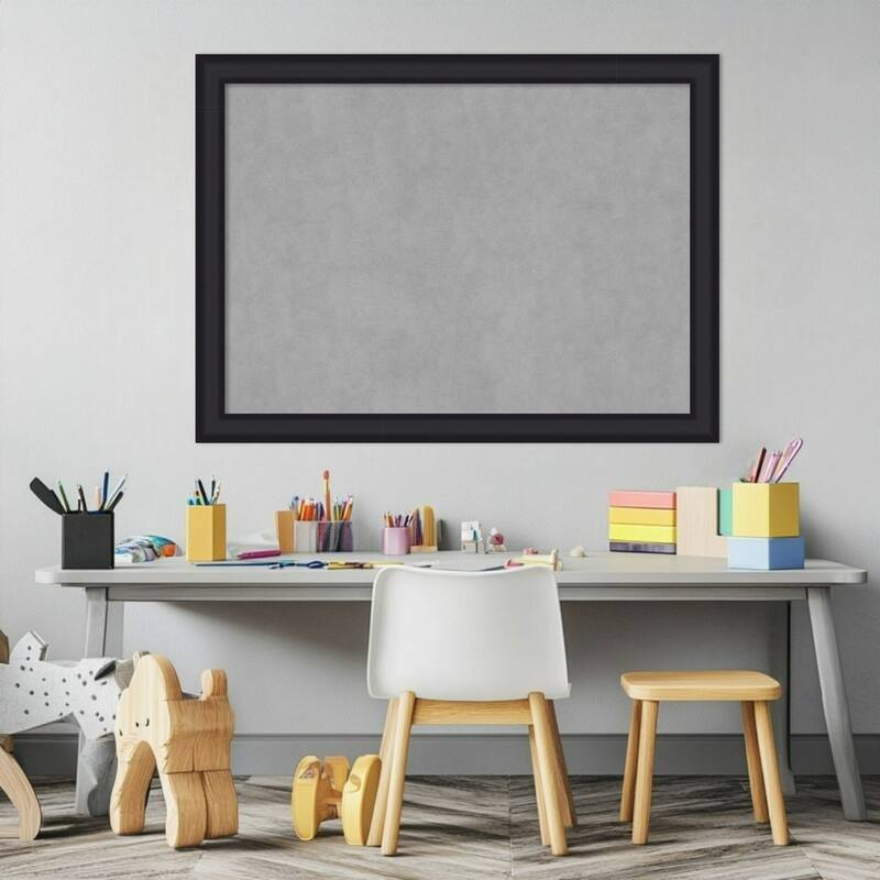 Amanti Art Oliver Black Narrow Framed