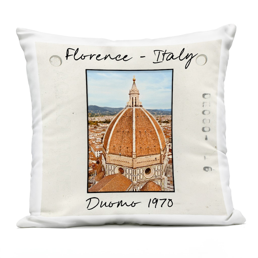 Stupell Florence Italy Travel View Printed Outdoor Throw Pillow Design by Val Rhodes