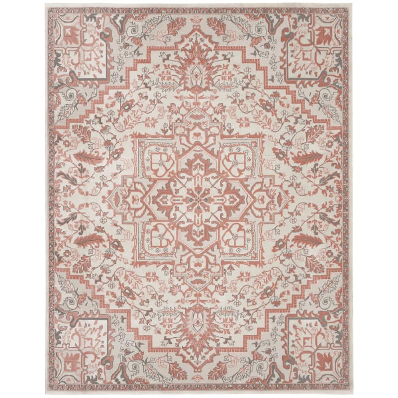 Nourison Elation Floral Medallion French Country Area Rug
