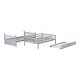 preview thumbnail 24 of 22, Full Over Full Rubber Wood Bunk Bed with Trundle(Twin),Convertible to 2 Full Size Beds