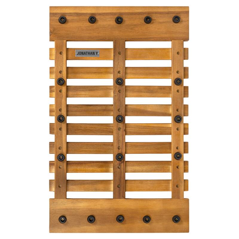 Paige Acacia Wood Slat Natural Indoor/Outdoor Shower Mat