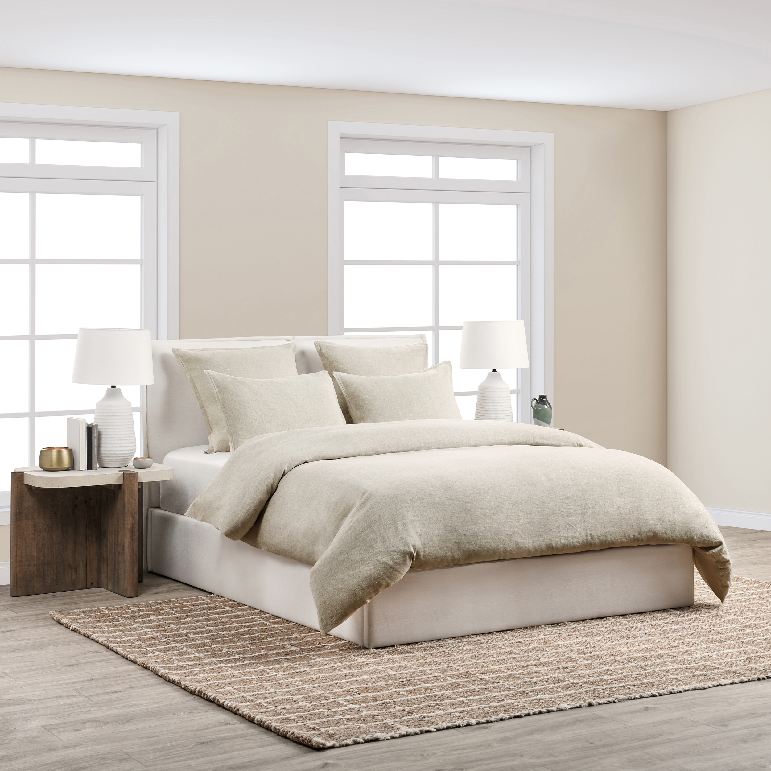 Villa by Classic Home Talia Cotton Linen Blend Duvet