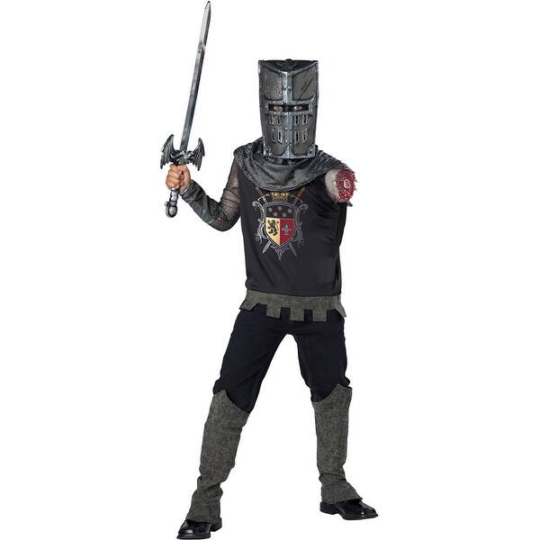 Shop Boys Black Knight Zombie Medieval Costume Overstock 23582155