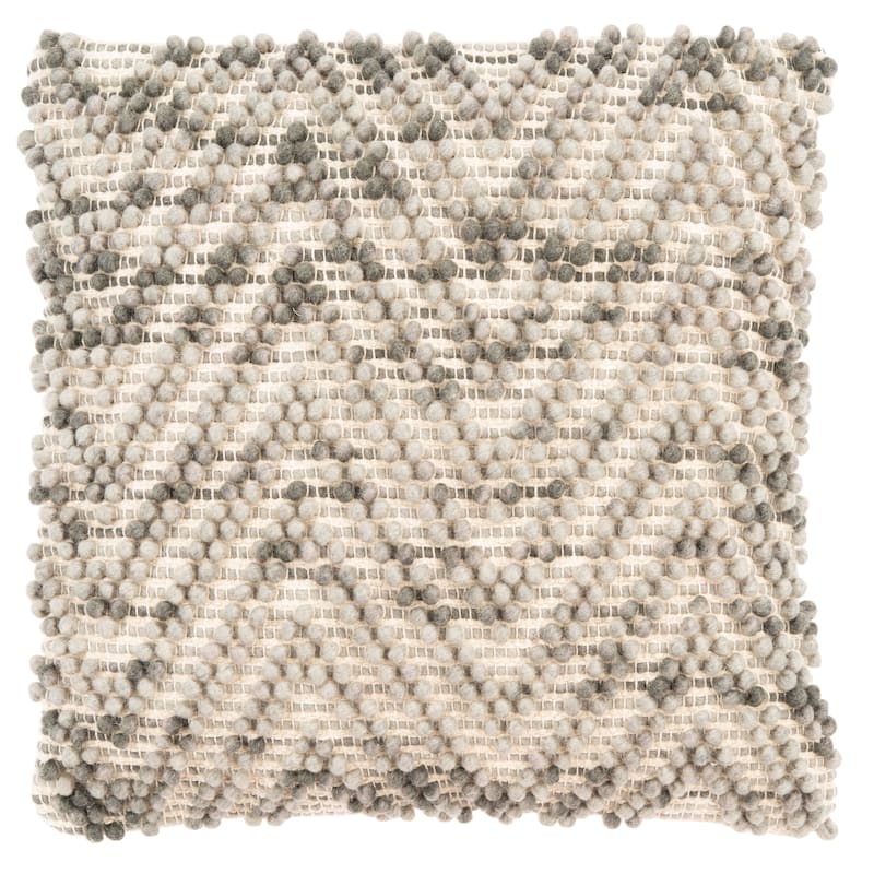 SAFAVIEH Eydie Boho Chevron Wool 20-inch Square Decorative Accent Throw Pillow
