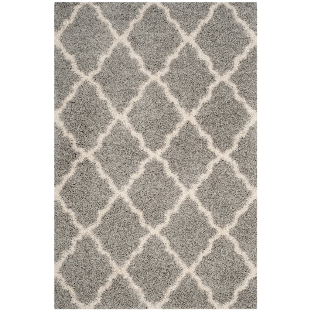SAFAVIEH Dallas Shag Hacer Trellis 1.5-inch Thick Rug - 2'3" x 4'