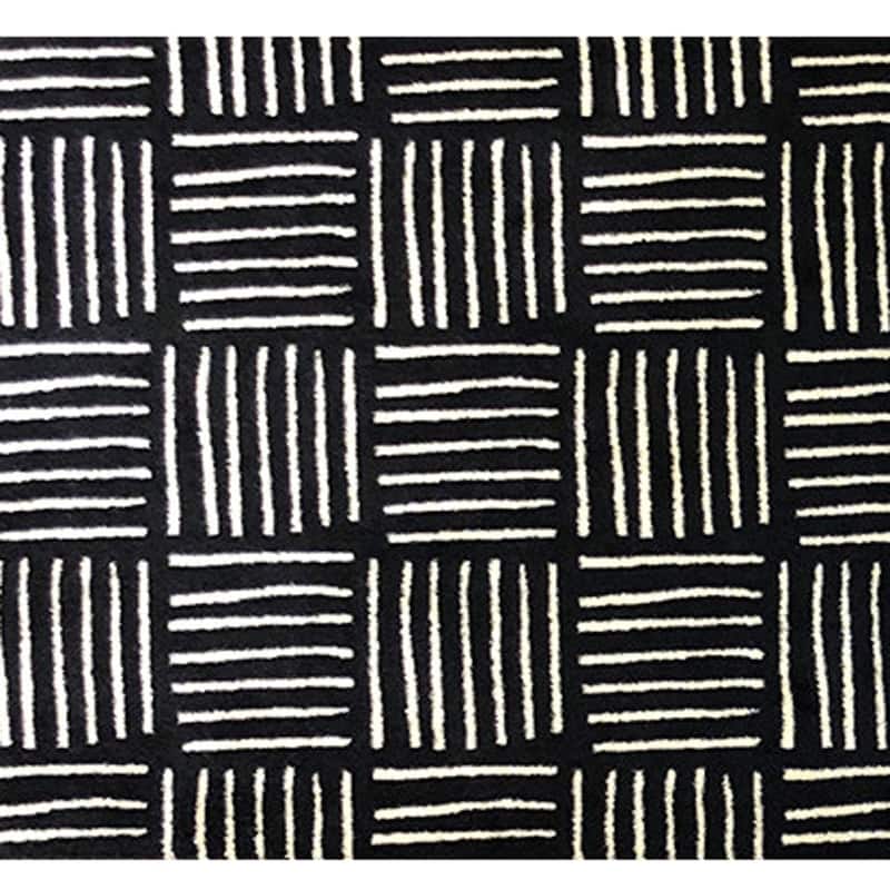 Abstract Stain Resistant Area Rug - 2' X 6'