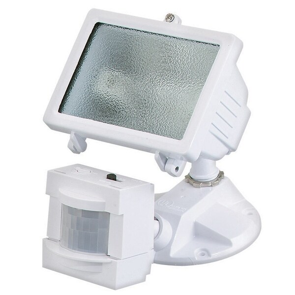 Heath Zenith HZ 5511 WH Motion Sensor Halogen Light 150 Watts White Bed Bath Beyond 13462671