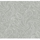 preview thumbnail 3 of 3, Seabrook Designs Linnet Paisley Scrolls Unpasted Wallpaper 27 in. W x 27 ft. L - Ash & Metallic Silver