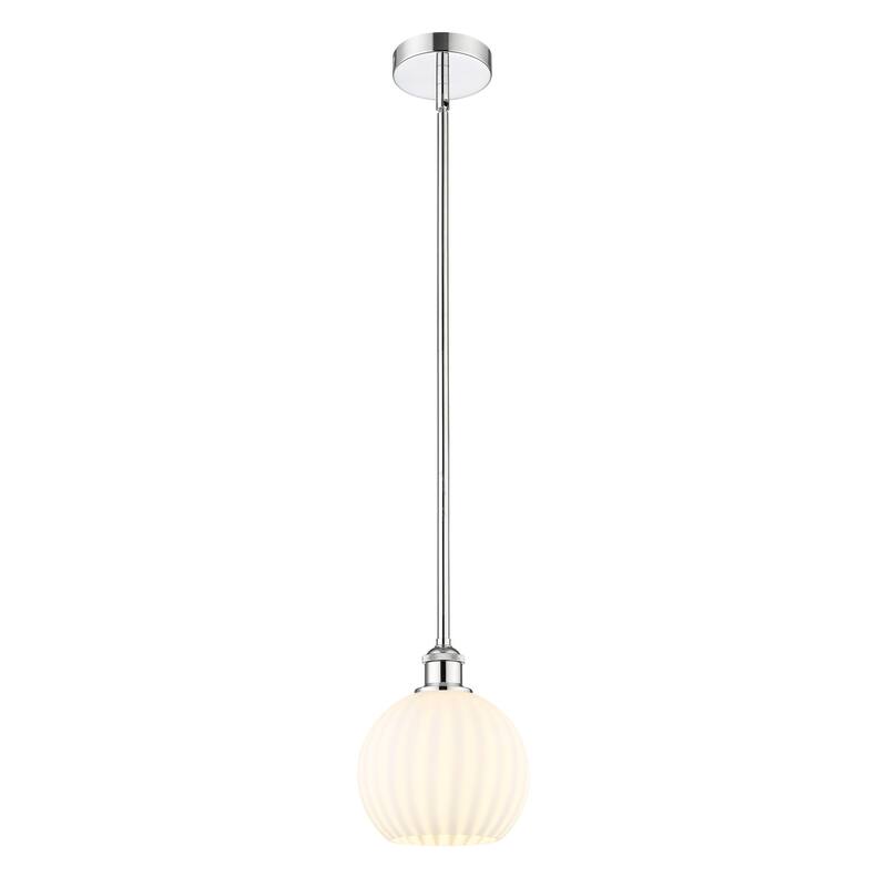 Innovations Lighting 616-1S 10 8 White Venetian Pendant White Venetian