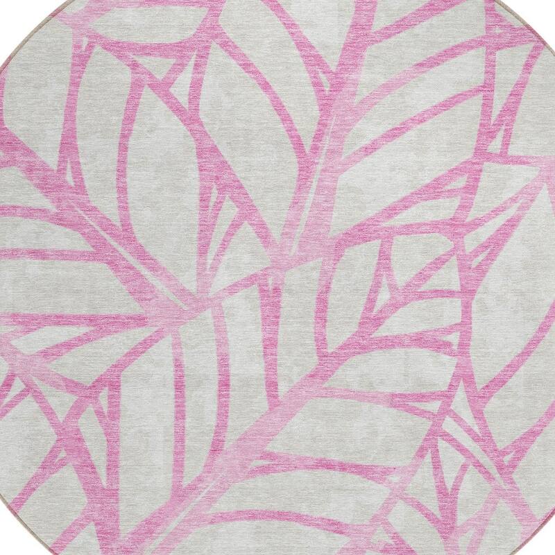 HomeRoots Floral Transitional Rectangle Outdoor Rug