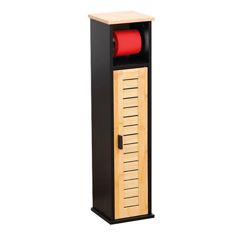 Toilet Paper Storage Cabinet with Dispenser Toilet Organizer - 7.2'L x 7.2"W x 29.9"H
