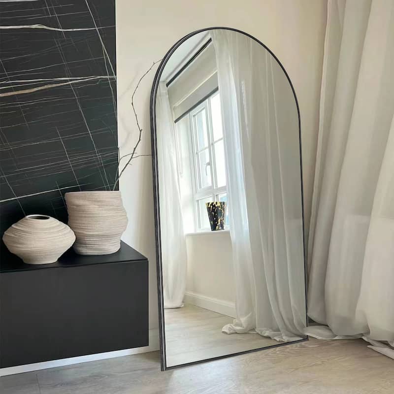 Arched Full Length Mirror Large Floor Mirror