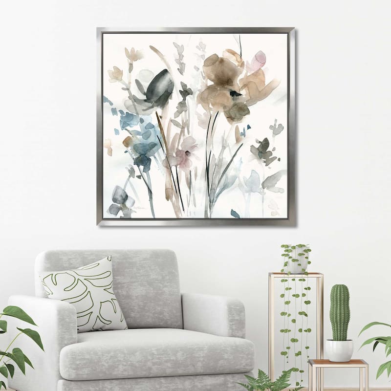 "Dainty Blooms II" by Carol Robinson Print on Floating Canvas