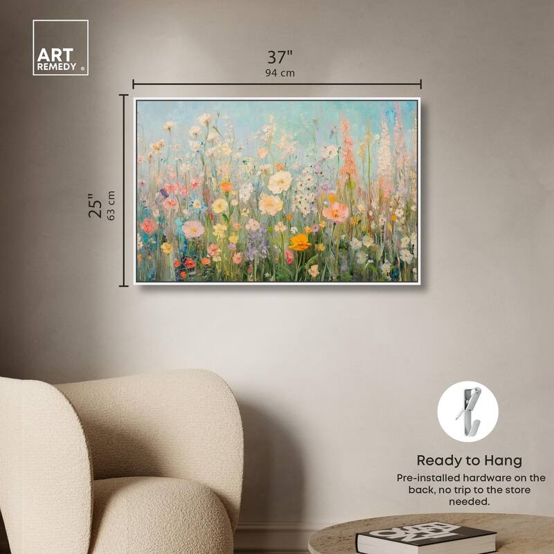 Soft Focus Flora II Canvas by Art Remedy