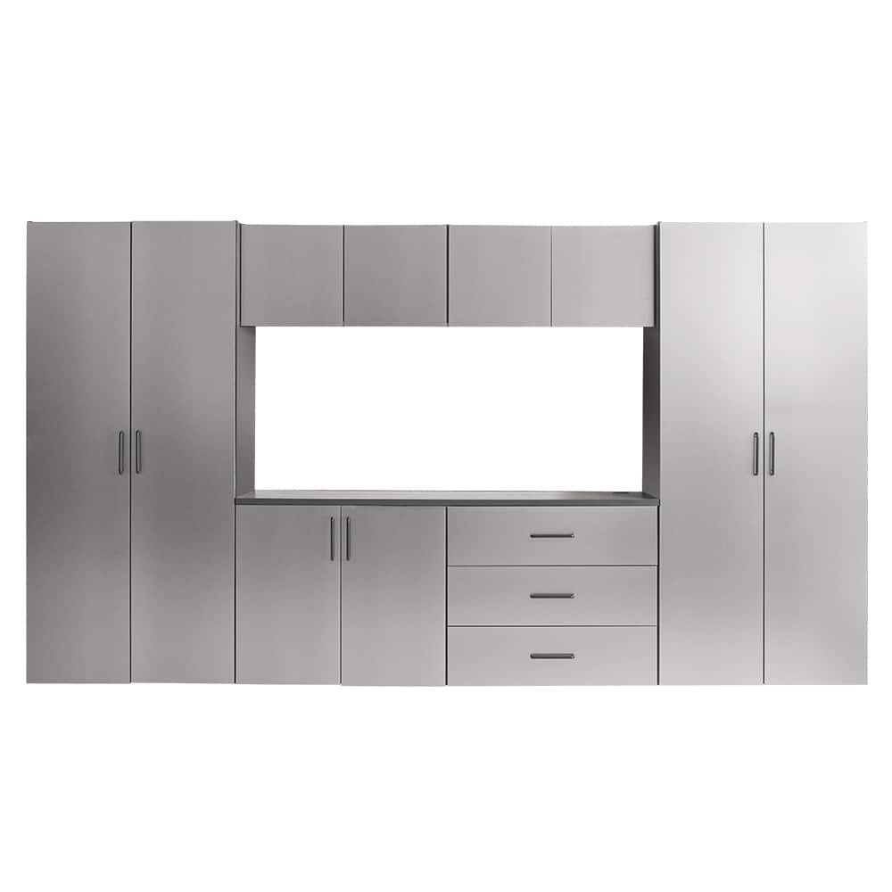 Astro Series 128 in. W x 79 in. H x 20 in. D Garage Cabinet Set A (7-Piece) - 19.69" D x 126" W x 78.74" H.