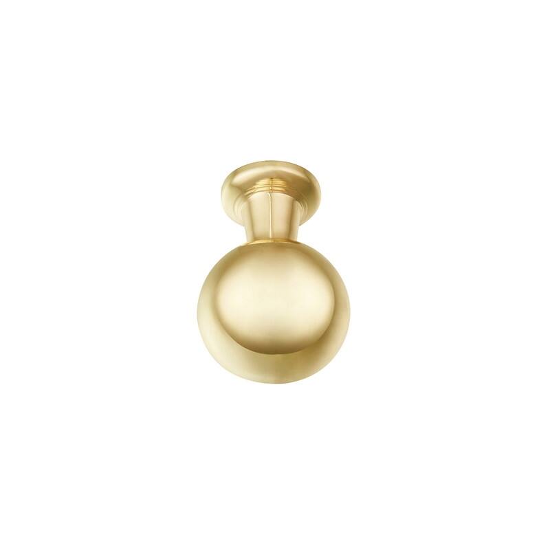 Utopia Alley Lyon Cabinet Ring Pull Knob -Polished Gold Drawer Pull Knobs 0.87"